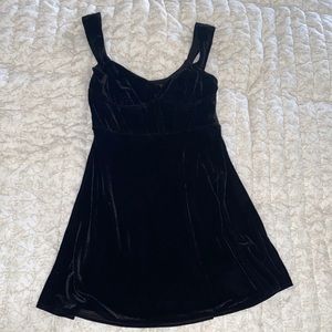 Urban Outfitters Velvet Corset Style Dress